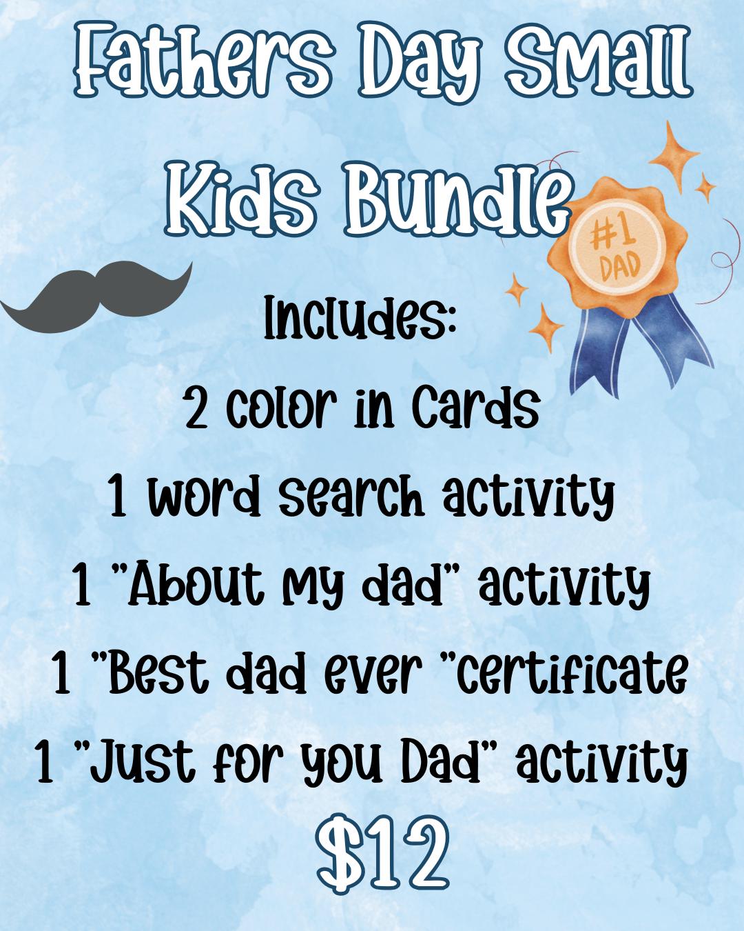 Fathers Day Small Kids Bundle