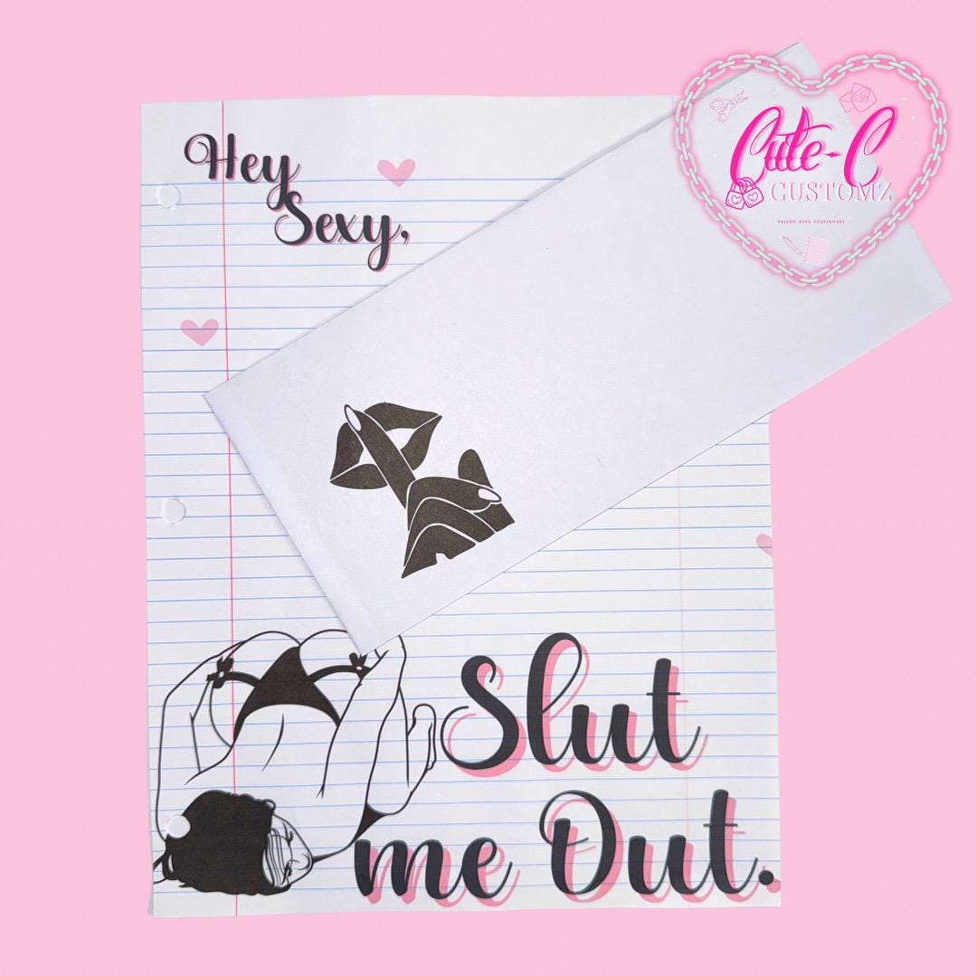 Slut me out Writing set