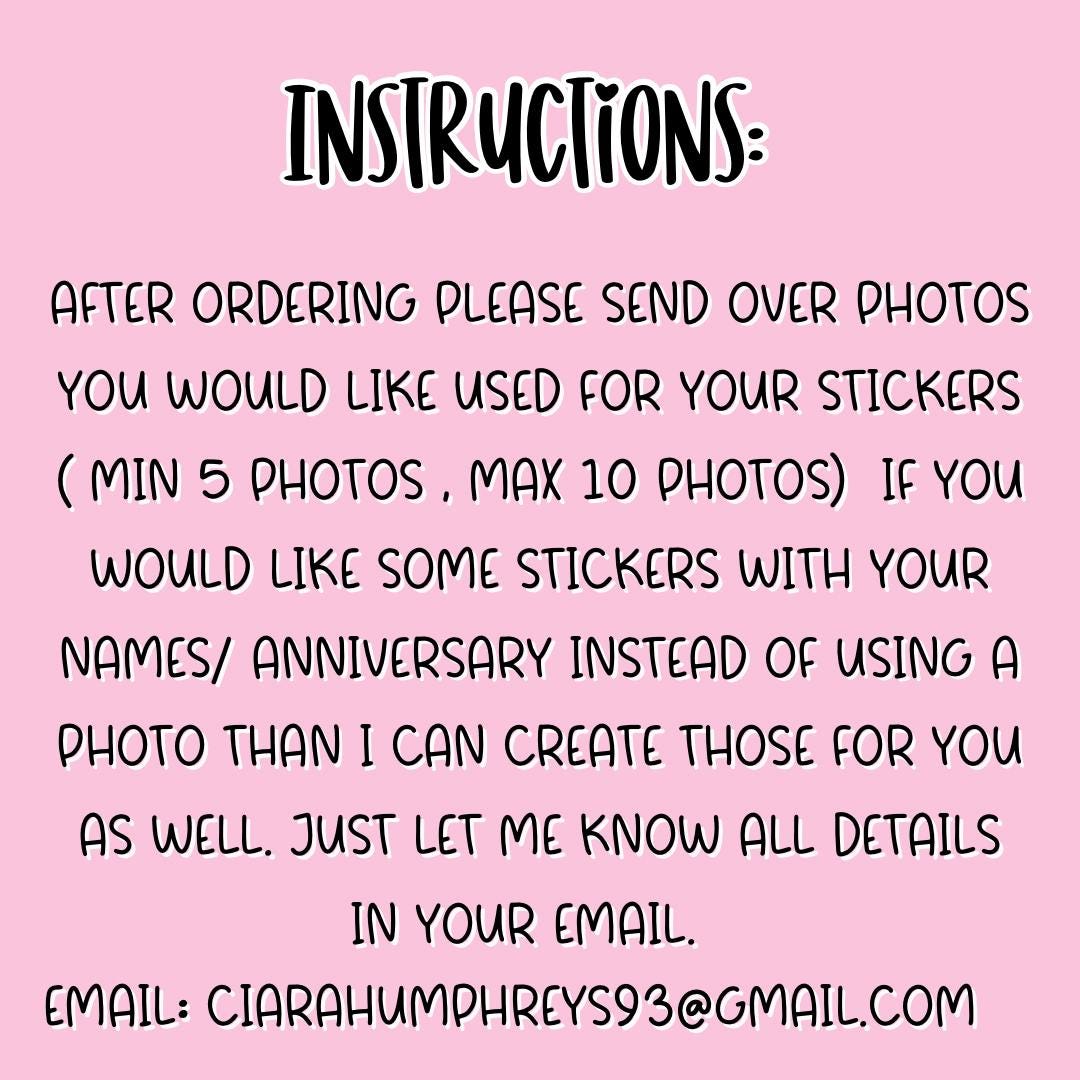 Custom stickers pack of 10