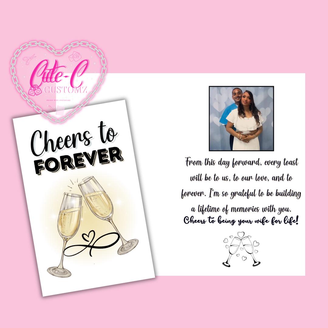 Cheers to forever