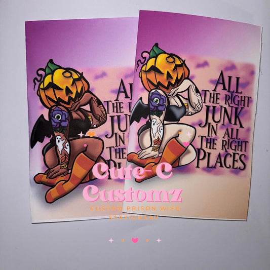 Junk in the trunk Halloween  (card)
