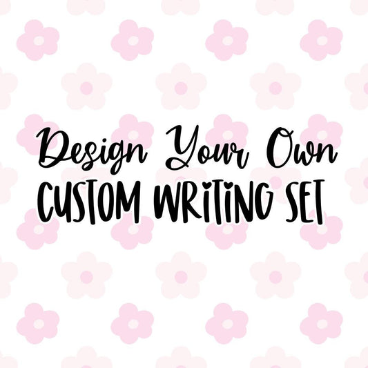 Custom stationery set