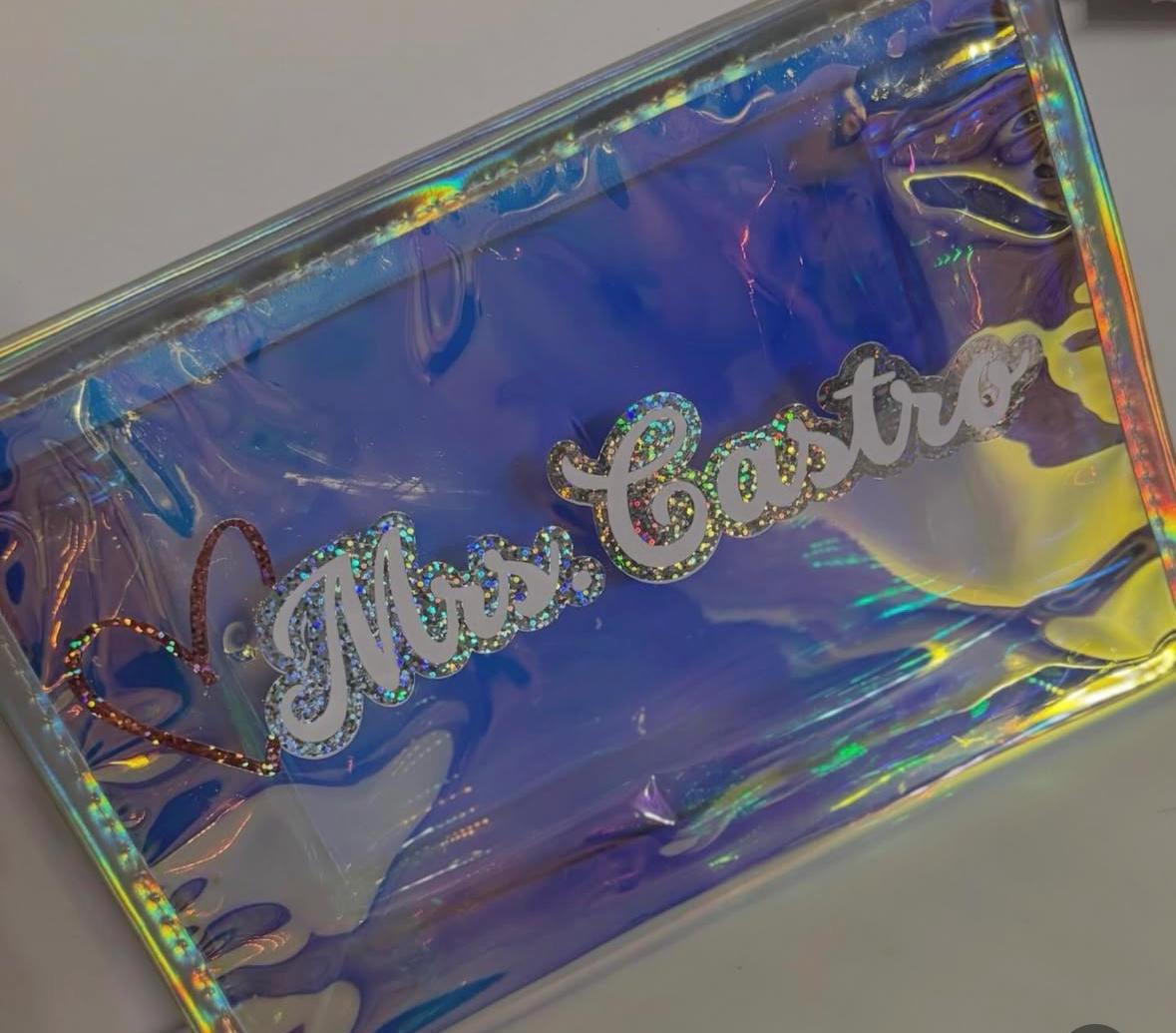Iridescent Custom Visit Bag (no strap)