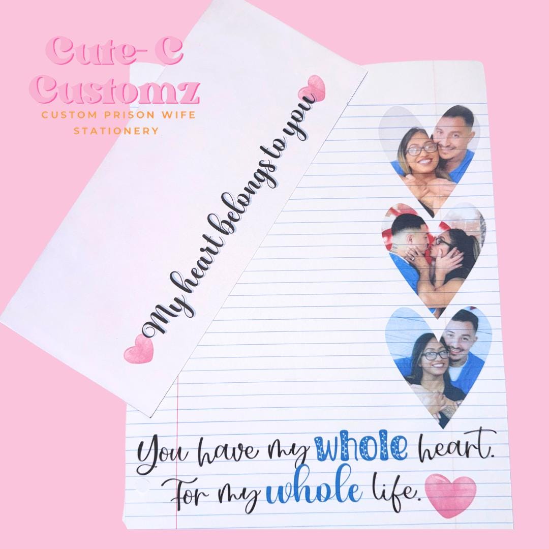 My whole heart Writing Set