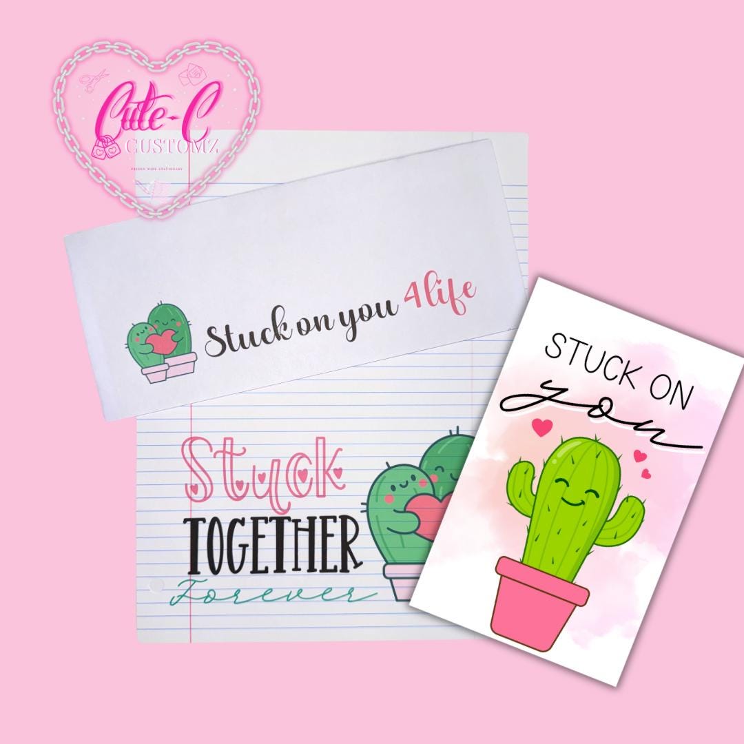 Stuck on you Stationery Bundle