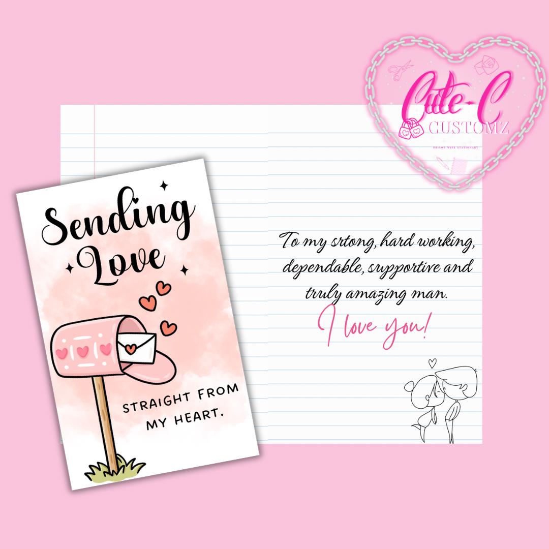 Sending love from my heart (card)