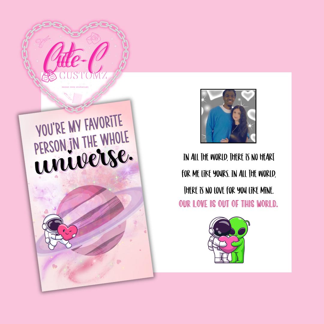 My favorite person in the whole universe (card)
