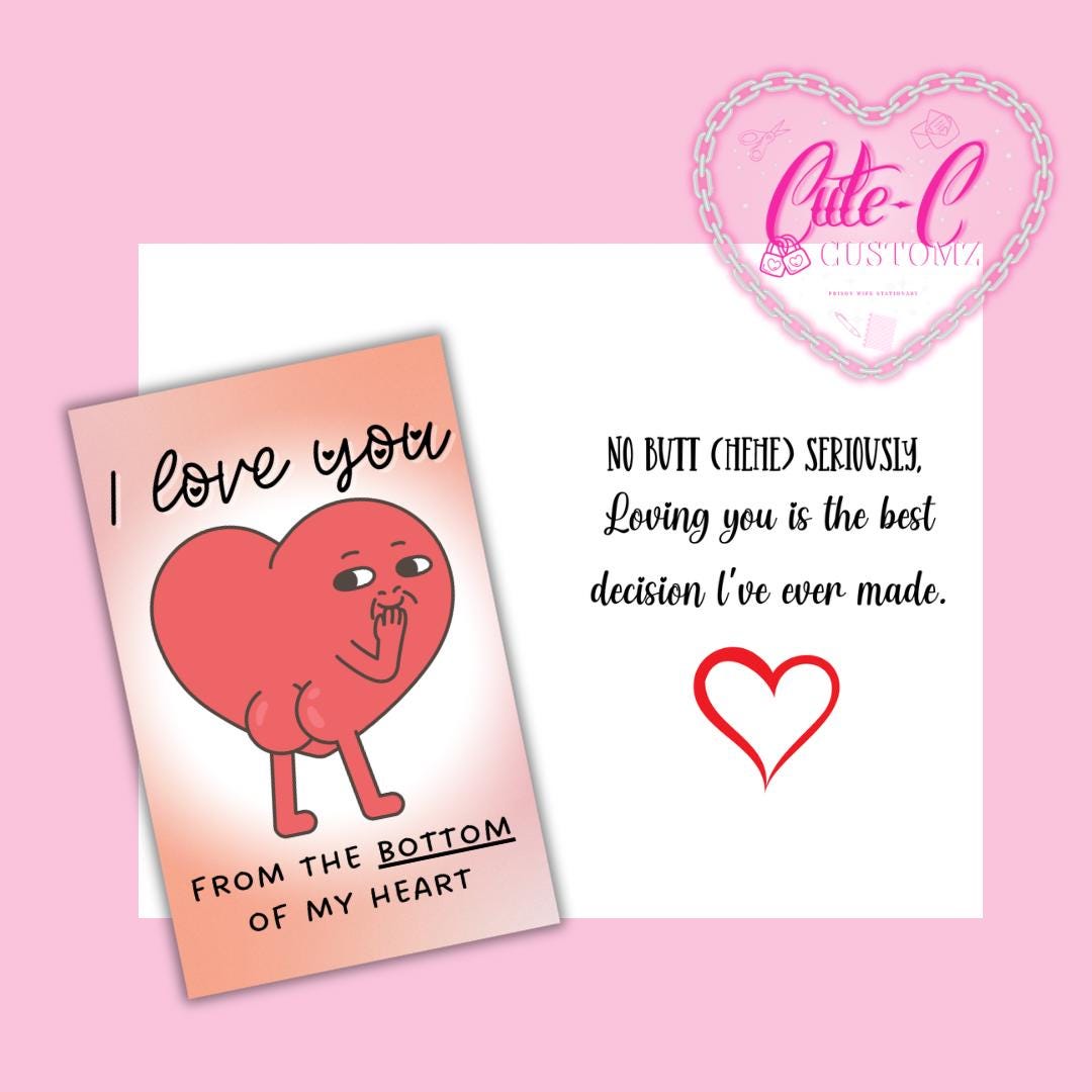 Ily from the bottom of my heart (card)