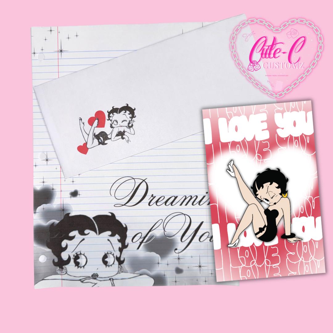 Ily Betty Boop Stationery Bundle