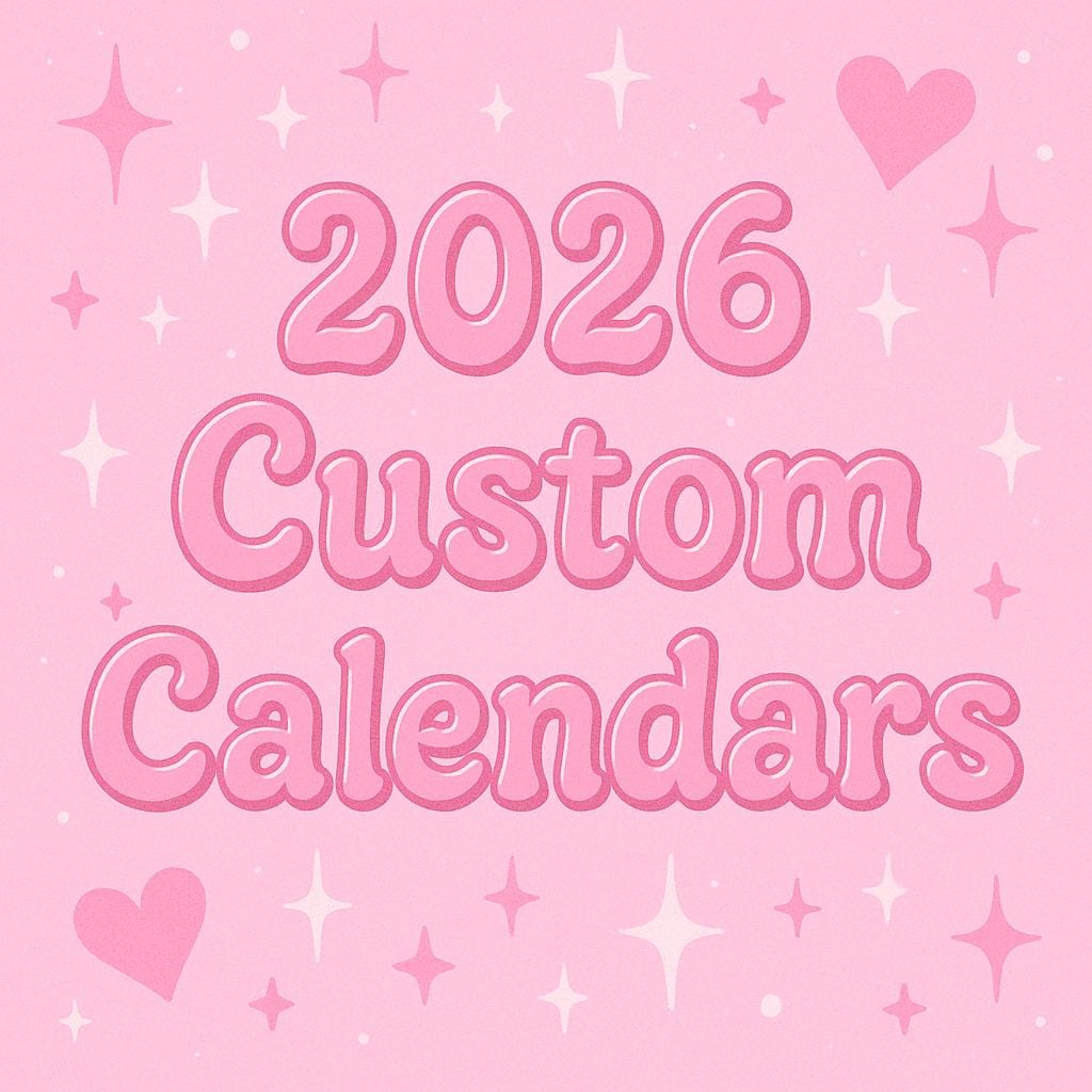 2026 Custom Calendar (You design)
