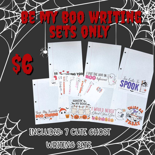 Be my Boo writing sets only