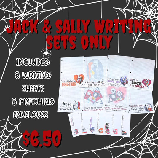 Jack & Sally Writing Sets Only