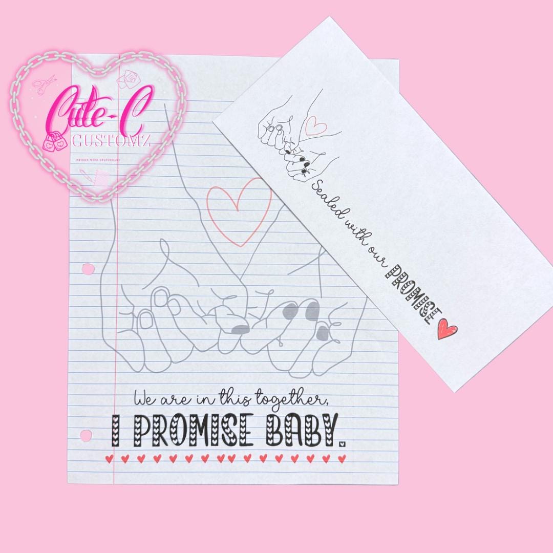 I Promise Writing set